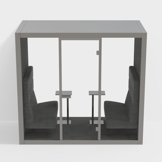 Urban Corner 3D model - A Serene Escape