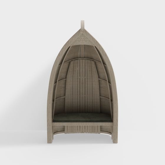 Elegant Low-Poly Boat 3D model