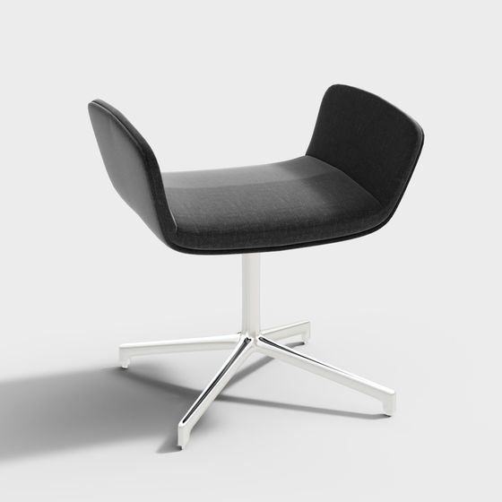 Moderne schwarze minimalistische Sofabank