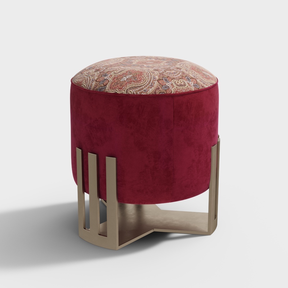 ETRO Домашний Интерьер KLEE Современный легкий роскошный пуф