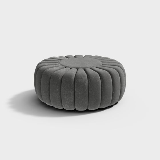 モダンフットスツールグレーソファスツール