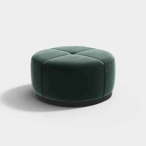 Round Ottoman 3D model
