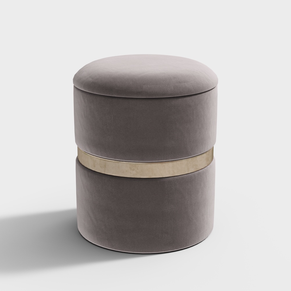 모던 로우 스툴 라운드 소파 스툴