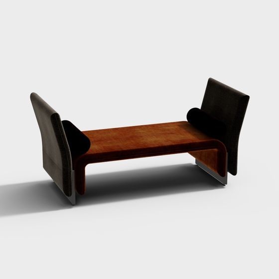 Streamlined Sofa 3D model