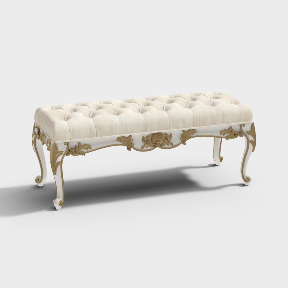 ヨーロピアン・クラシック・ソファ・スツール