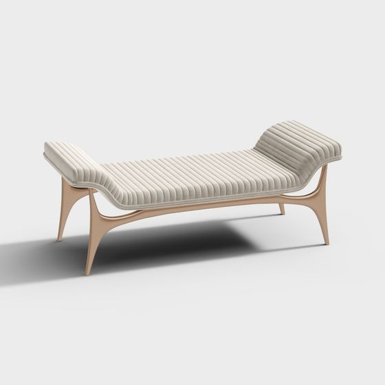 Sleek Lounge Chair 3D model