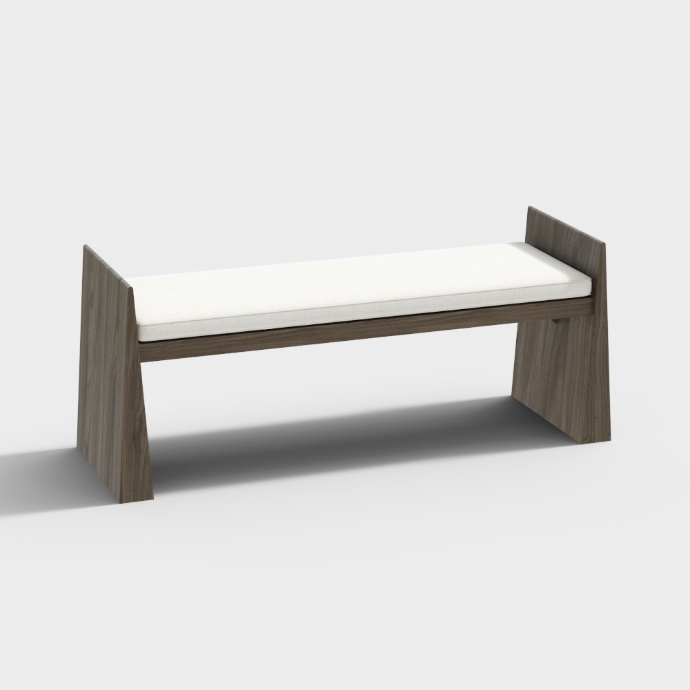 Urban Corner Bench 3D model
