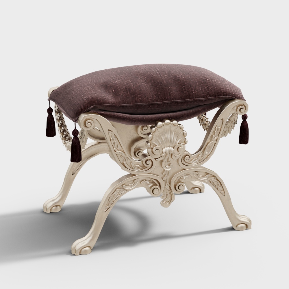 European style ottoman