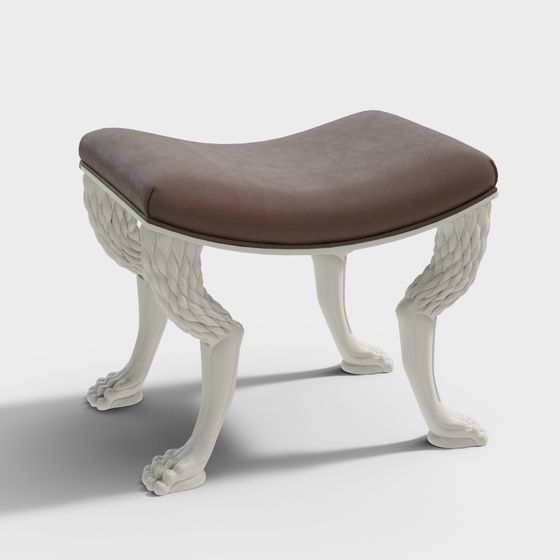 Cat Paw Stool 3D model