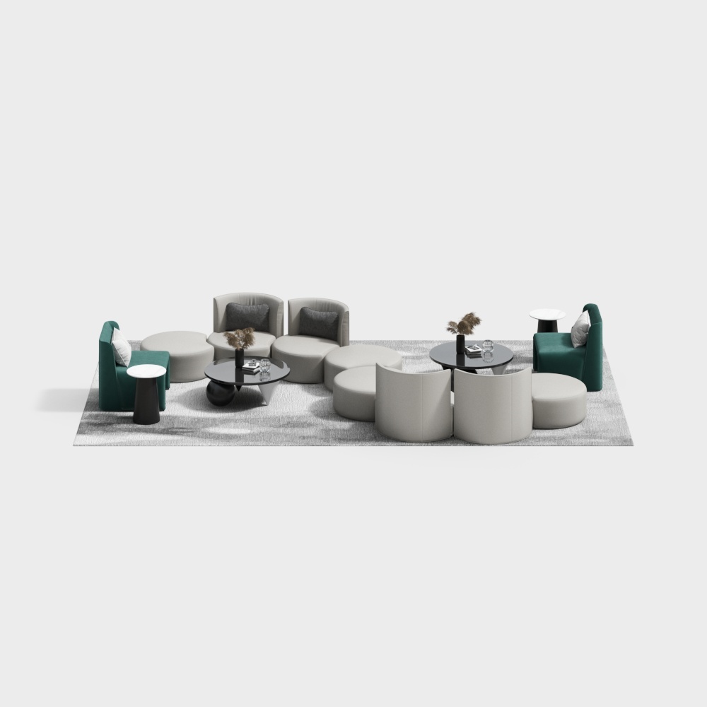 Modern sofa coffee table set