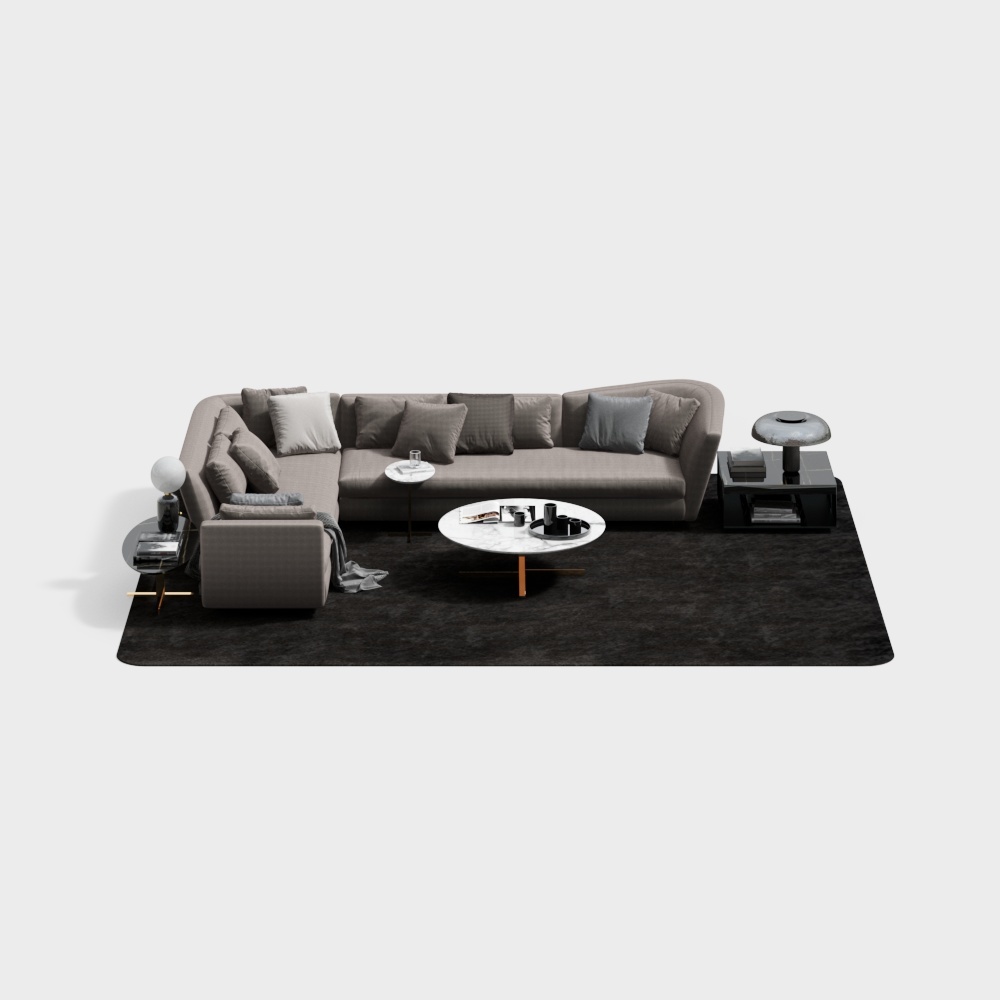 Modern sofa coffee table set
