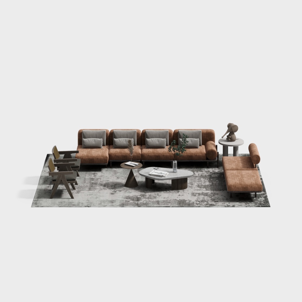 Modern sofa coffee table set