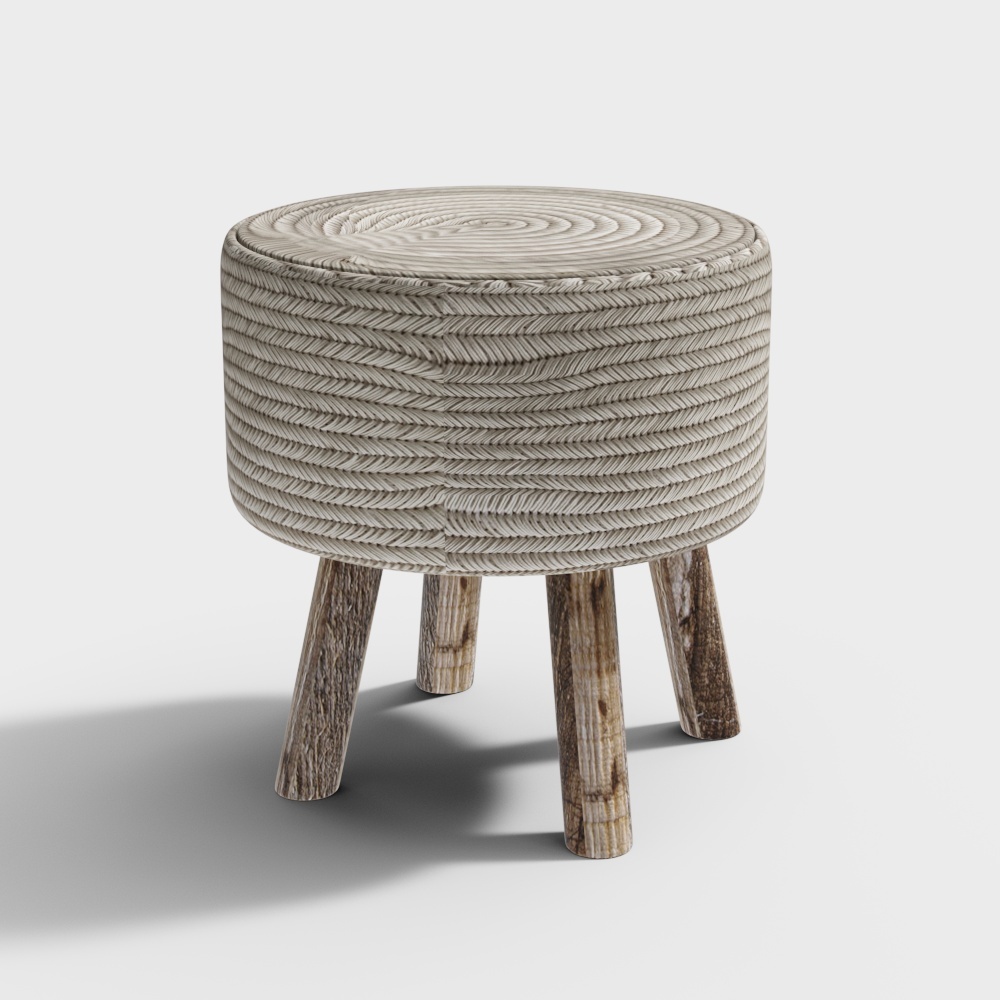 Taburete de madera anual moderno