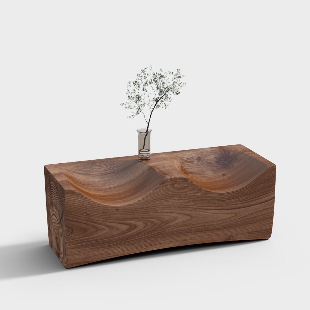 Modern wooden stool
