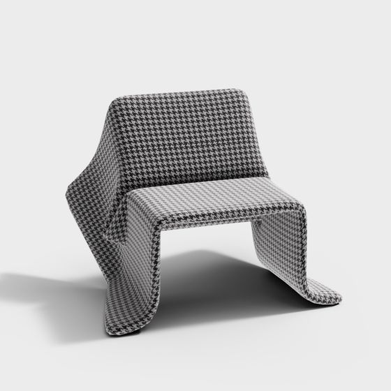 Geometric Low-Poly Chair 3D model