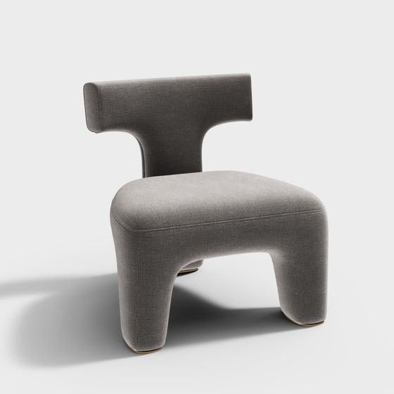 Unique Geometric Chair 3D Model