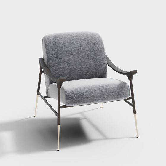 Urban Leisure Chair 3D model for Modern Interiors