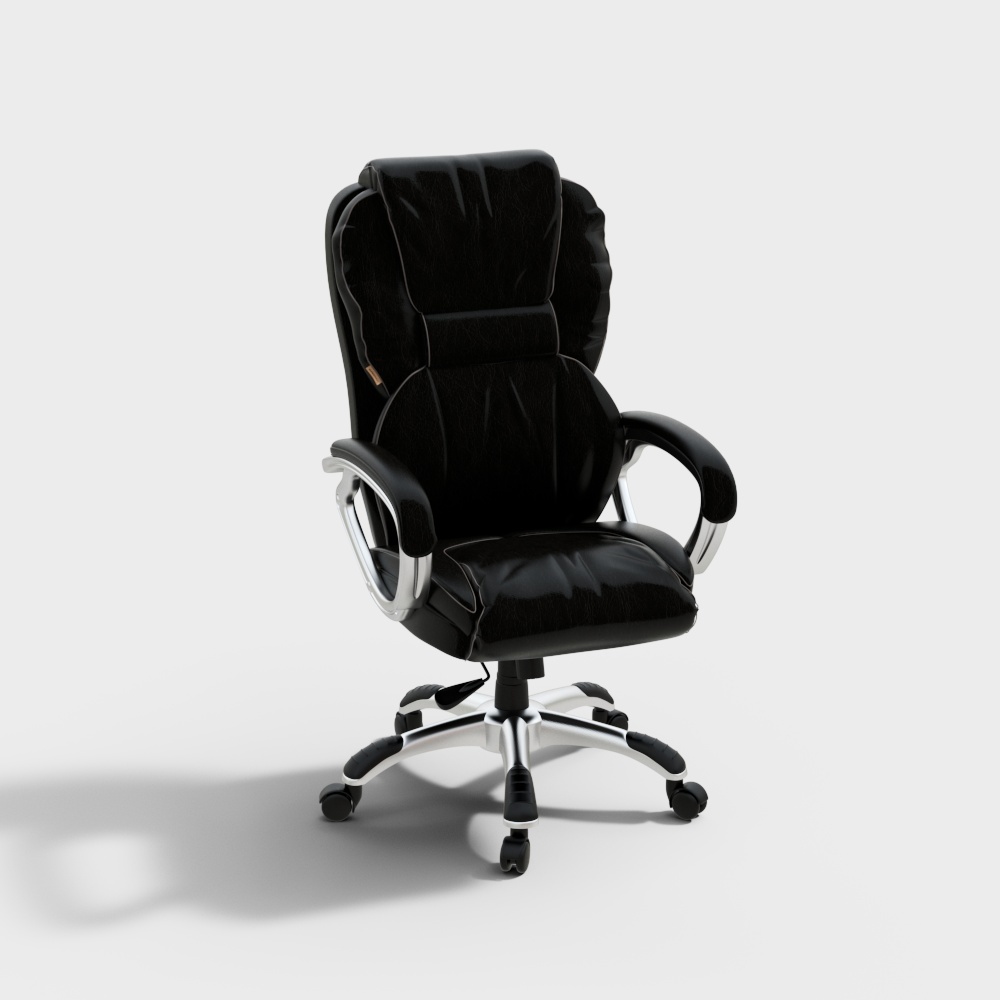 Elegant Office Chair 3D model for Modern Workspaces