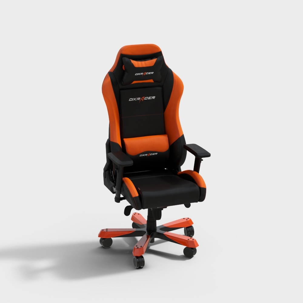 Dynamic DXRacer Gaming Chair 3D Model – Vibrant Gaming Seat