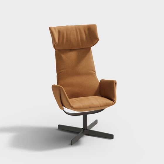 Cozy Lounge Chair 3D model for Modern Spaces