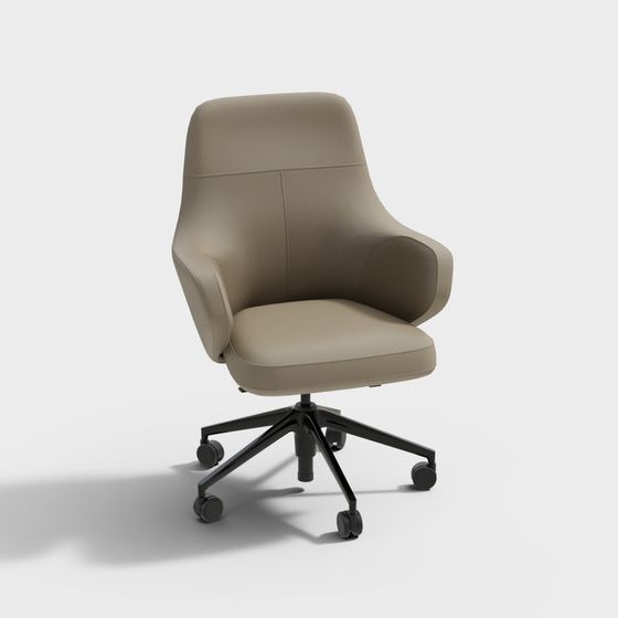 Stylish Office Chair 3D model for Modern Workspaces