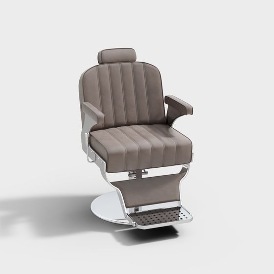 Vintage Barber Chair 3D model