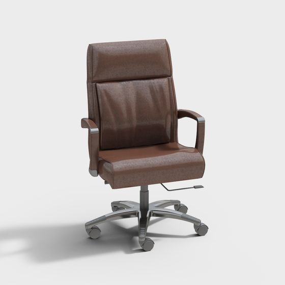 Elegant 3D Office Chair Model for Modern Workspaces