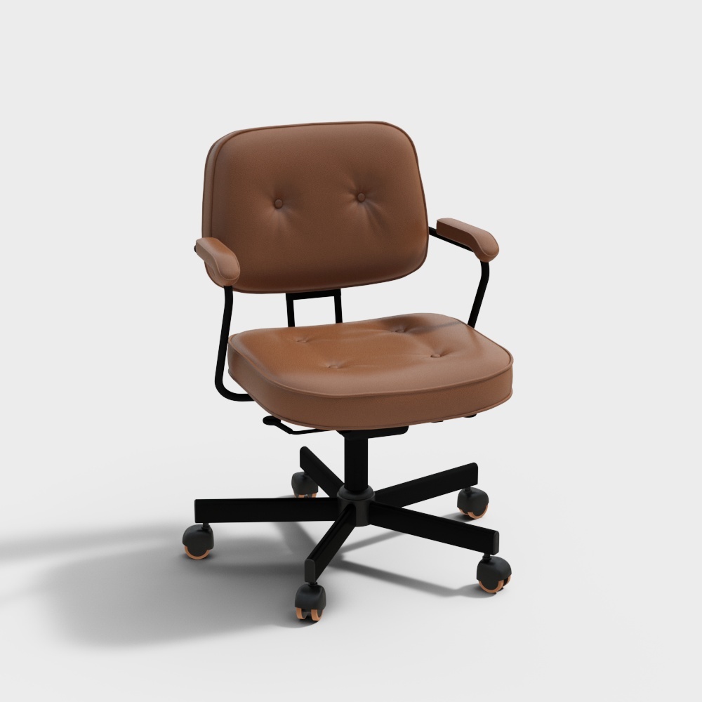 IKEA modern orange office chair
