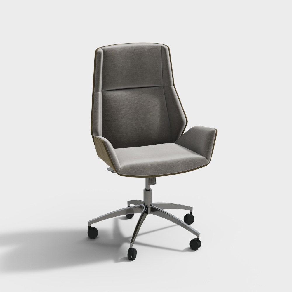 現代白色辦公椅