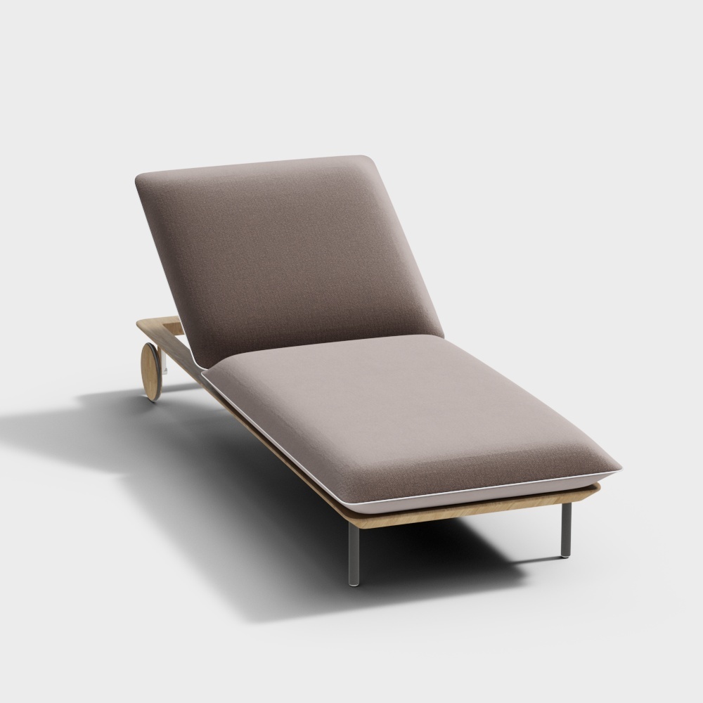 Modern upholstered beach chair