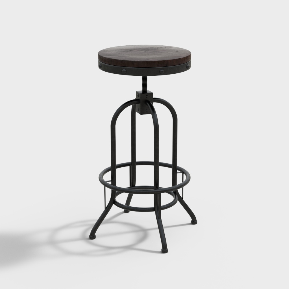 モダン木製バーチェア