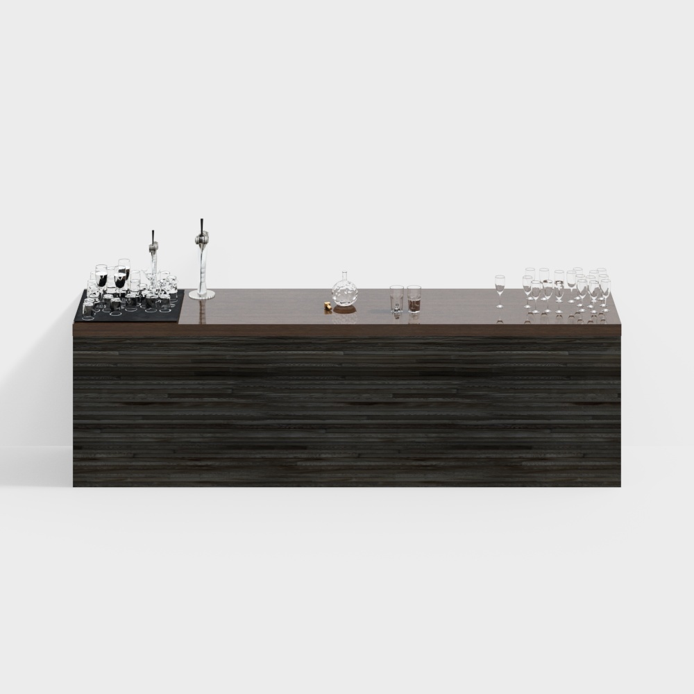 Banco bar in stile industriale