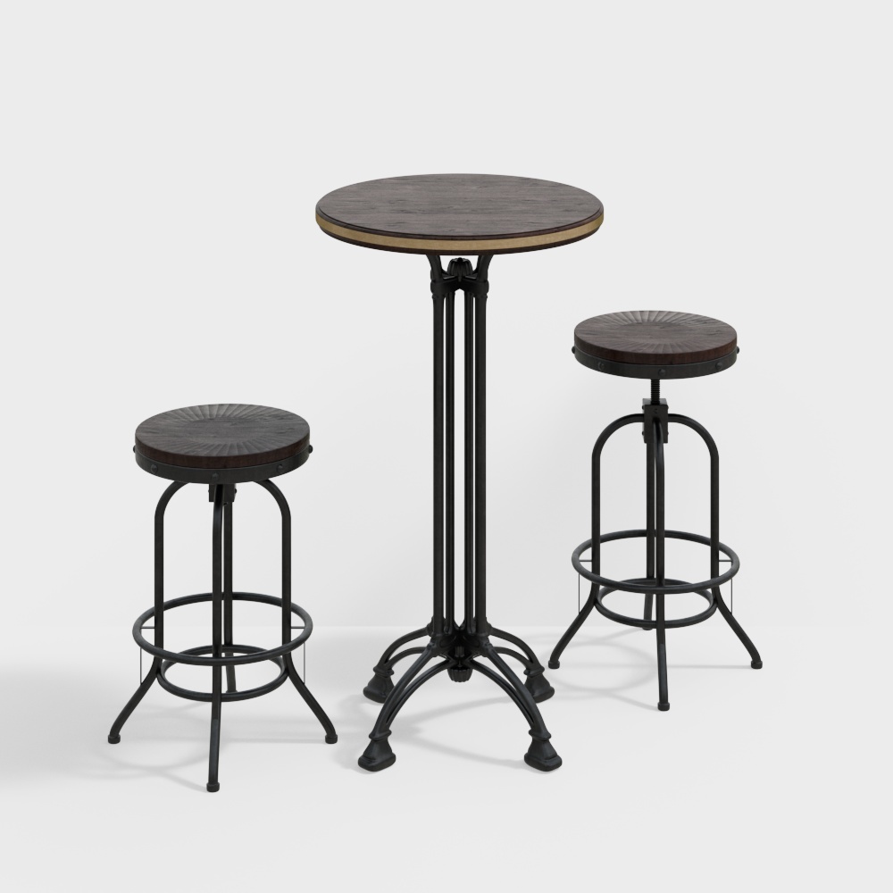 현대 나무 막대 의자