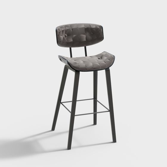 Urban Corner Bar Stool 3D model