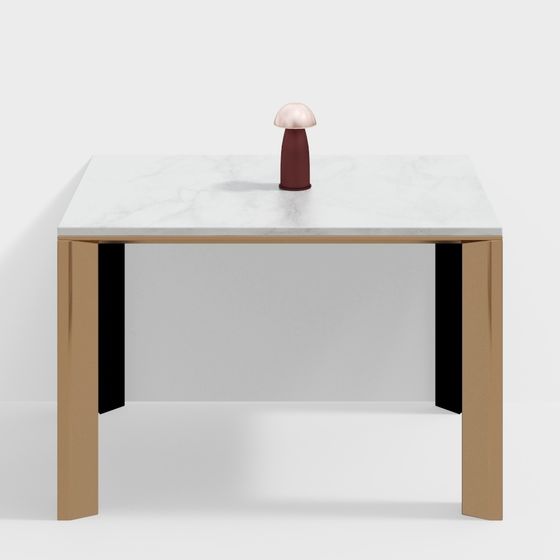 Stylish Marble Dining Table 3D model