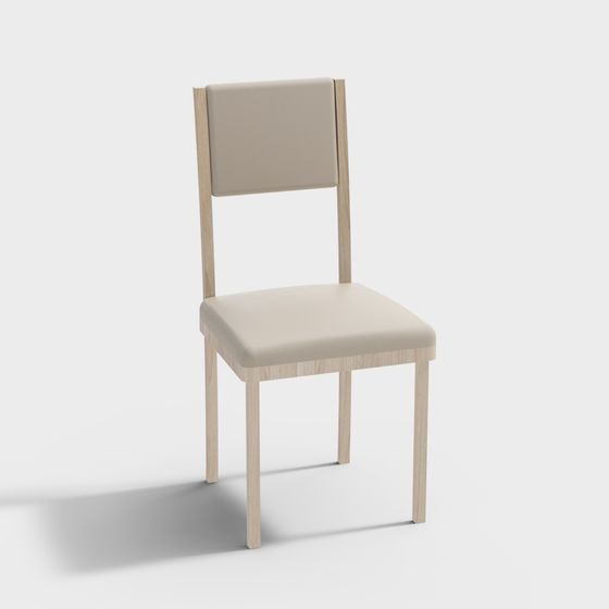 Stylish Modern Chair 3D model for Interior Design