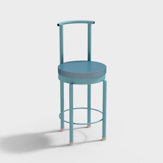 現代奶茶店極簡餐椅