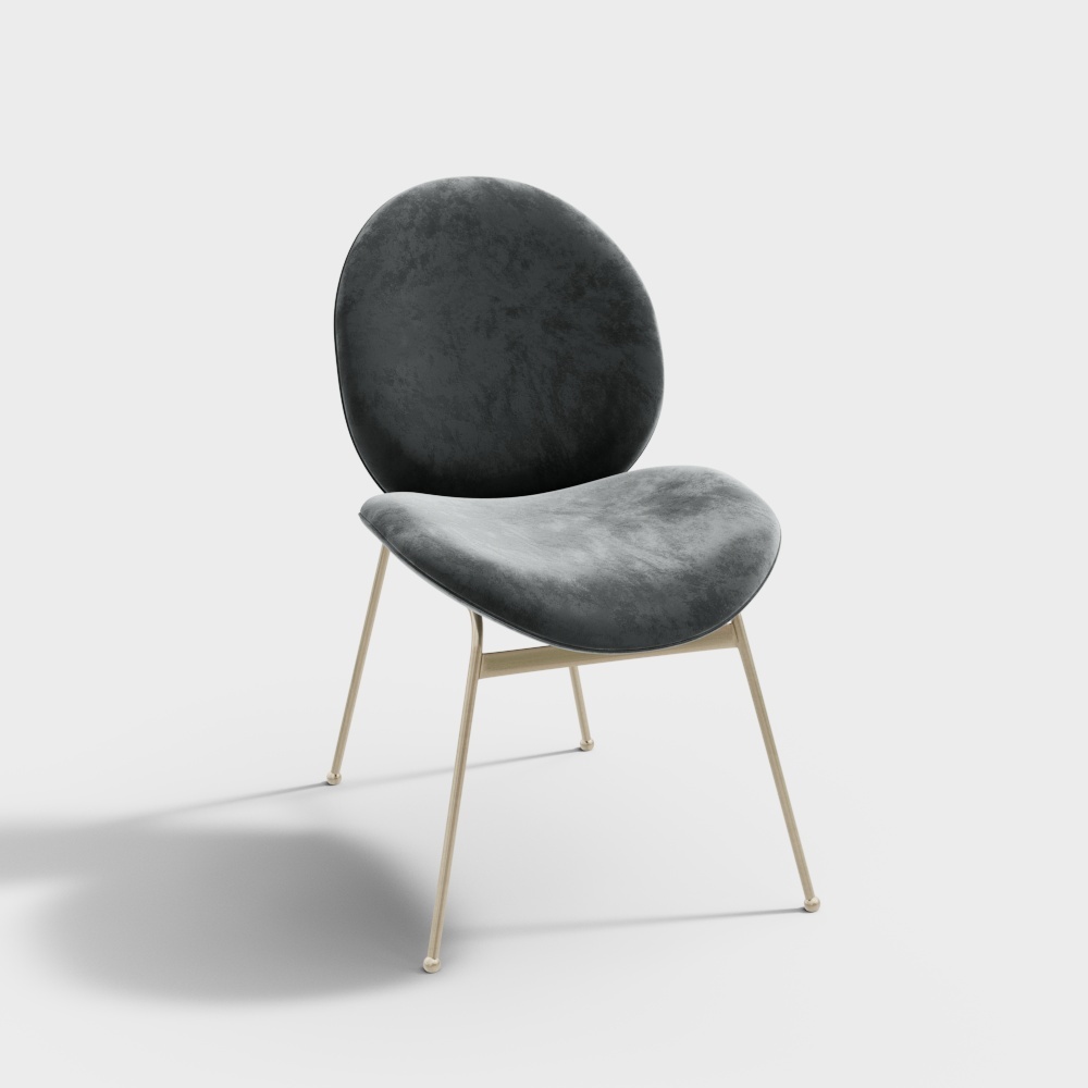 Ghế ăn kim loại trong nhà hàng sang trọng nhẹ nhàng