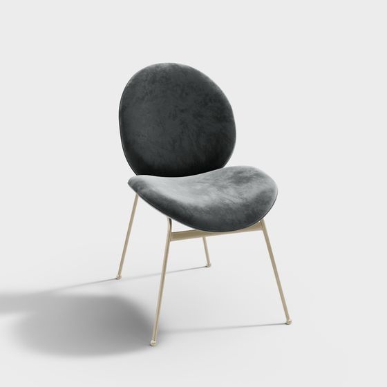 Ghế ăn kim loại trong nhà hàng sang trọng nhẹ nhàng