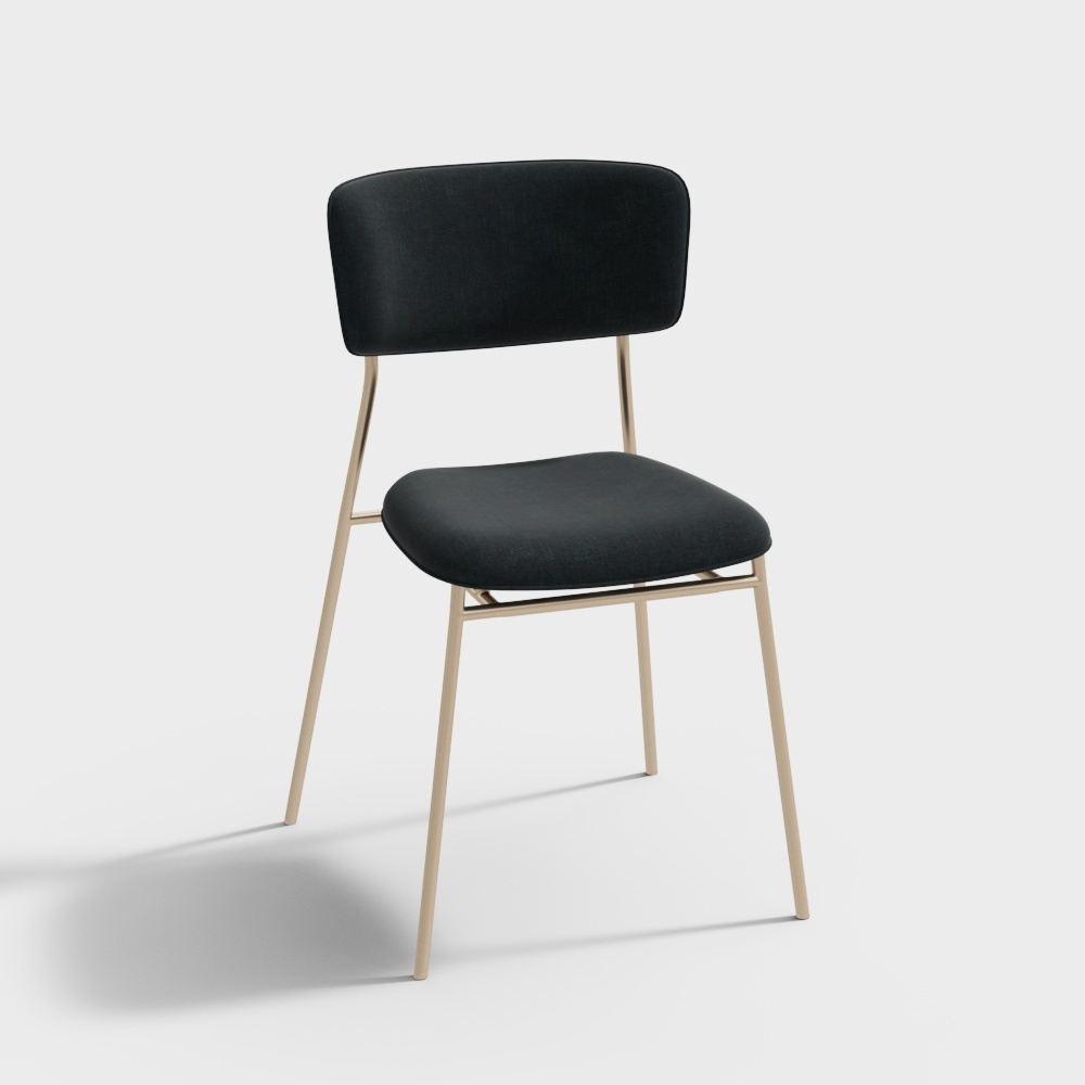 Ghế ăn flannel màu xanh lá cây cho nhà hàng sang trọng nhẹ nhàng