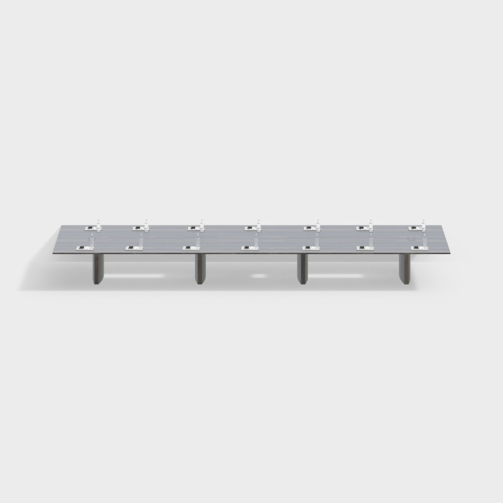 Modern training room conference table