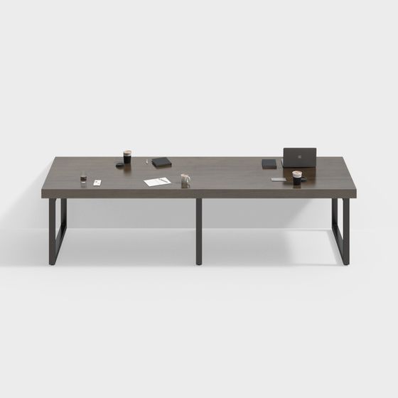 Urban Work Desk 3D model for Modern Environments