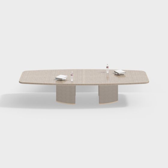 Modern Minimalist Conference Table 3D model