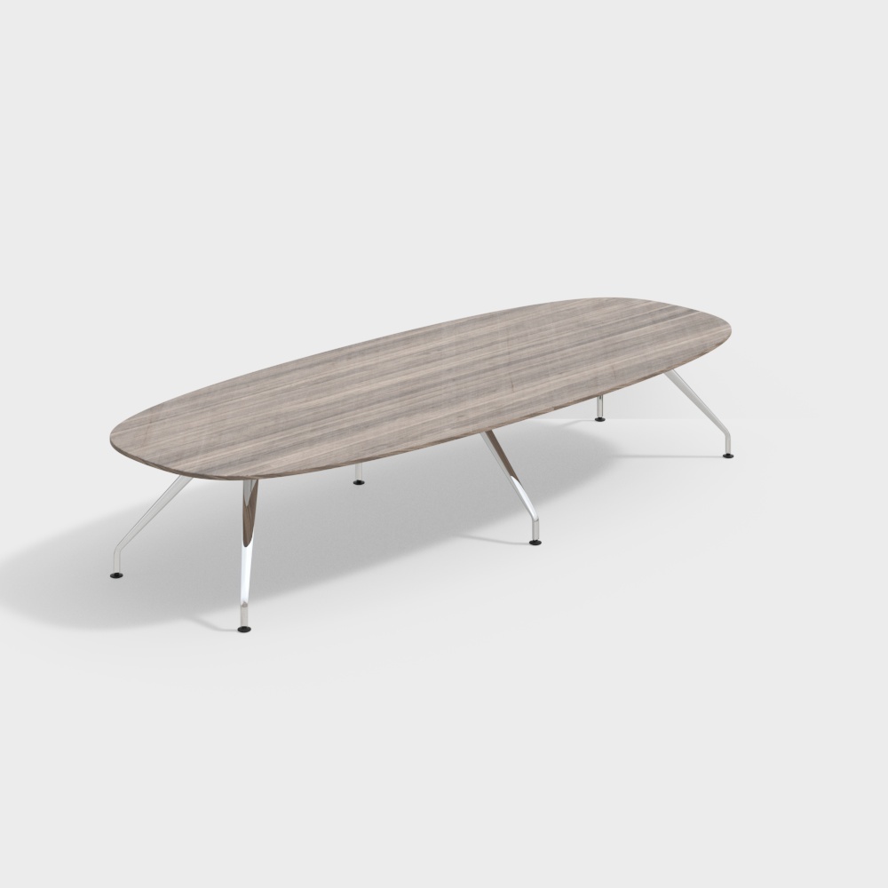 Modern large conference room simple conference table