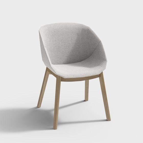 Cozy Lounge Chair 3D model for Modern Interiors