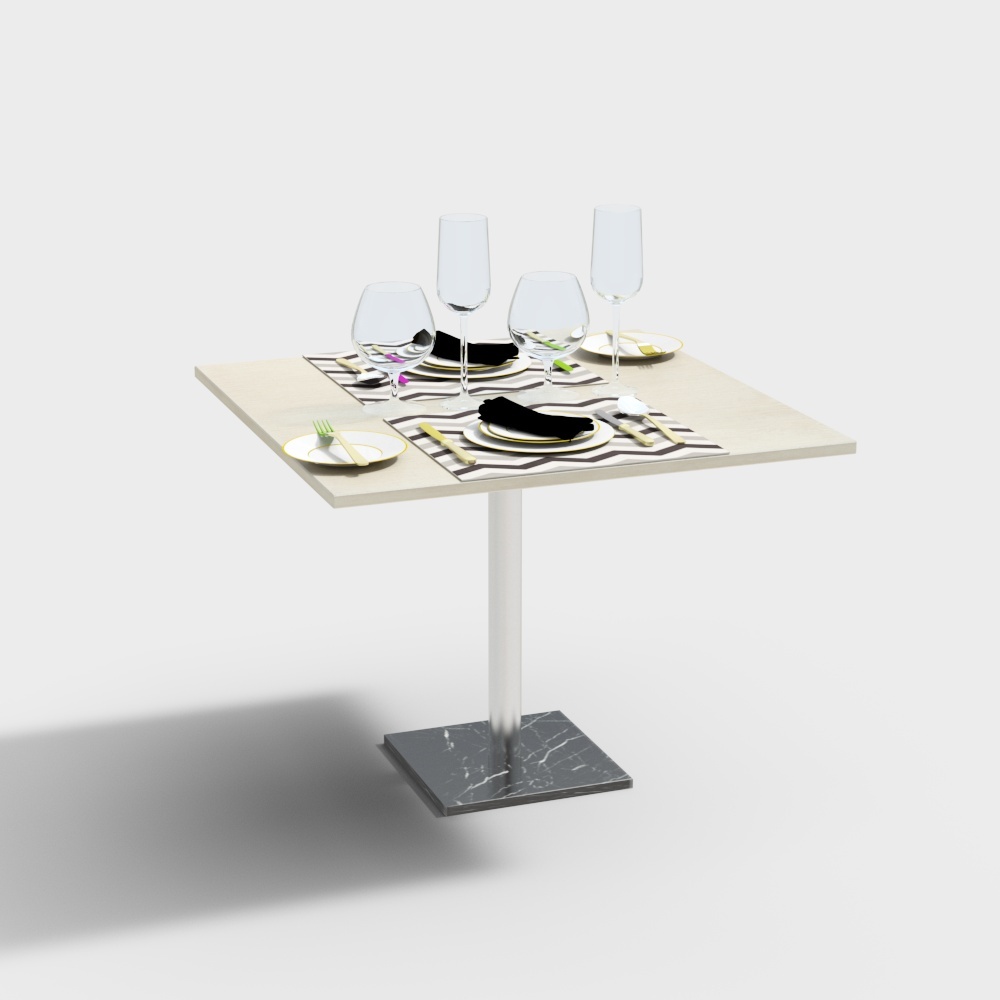 屋外ティーレストランテーブル