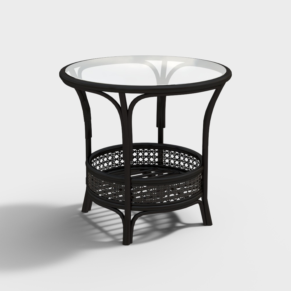 Bàn mây ngoài trời hiện đại