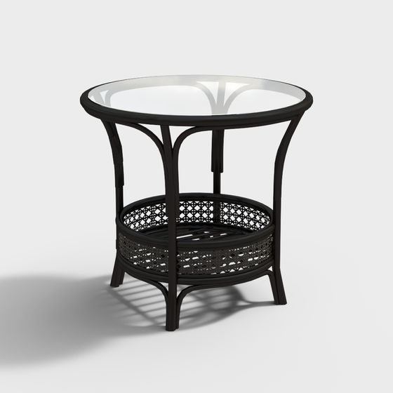 Sleek Round Table 3D model for Modern Spaces