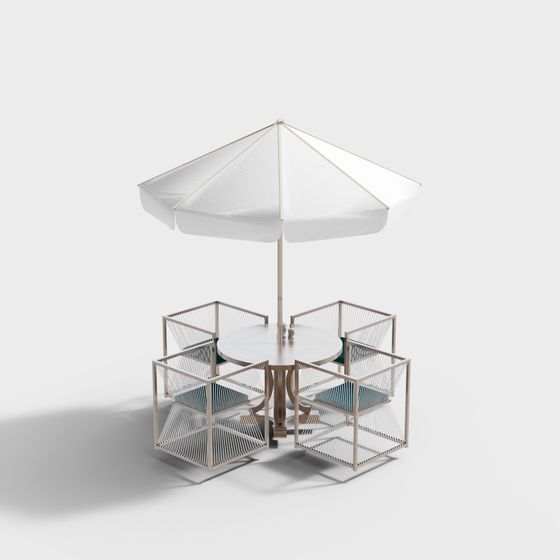 Urban Corner Coffee Table 3D model for Modern Spaces