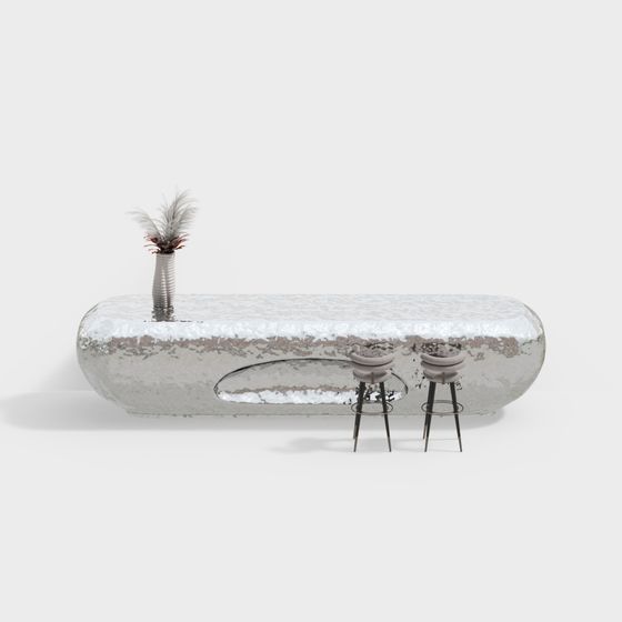 Luminous Sofa 3D model for Modern Interiors